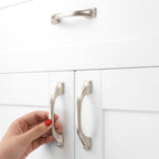 20 Pack Brushed Nickel Cabinet Pulls 3 Inch Silver Drawer Pull 8222 - color: Brushed Nickel, size: 3 Inches, style: 20 Pack Arch Pull