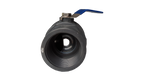 PP 3/4" BSPF Stopcock with Stainless Steel Ball Valve and Handle