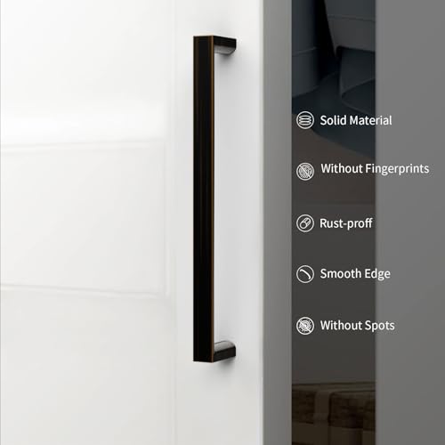 10 Pack 3 Inch Oil Rubbed Bronze Cabinet Pulls, Kitchen Hardware - color: Oil Rubbed Bronze, size: 3"/76MM Hole Center, style: 10 Pack