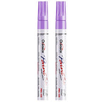 Overseas Light Purple Paint Pens Permanent Markers, 2 Oil Based Makrers - color: Light Purple