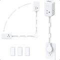 TROND Electrical Outlet Extender 360° Rotating Plug with 20W USB C, 18in - size: 1.5 FT 360° Rotating Plug