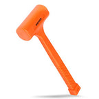 Neiko 02846A 1 LB Dead Blow Hammer, Neon Orange I Unibody Molded | Checkered Grip | Spark and Rebound Resistant - size: 1 Pound, style: Dead Blow