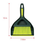 Pine-Sol Mini Dustpan and Brush Set | Nesting Snap-On Design | Portable, Compact Dust Pan and Hand Broom for Cleaning, Green - size: (Pack of 1)