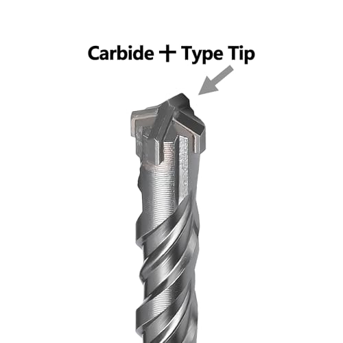 3/8 x 18 SDS Max Rotary Hammer Drill Bit, 10x460mm Masonry Drill Bit - size: 10mm ( 3/8 in ) Diameter, style: Length :460mm / 18 inch