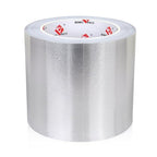 BOMEI PACK Aluminum Foil Tape,Heavy Duty Metal Foil Tape,High Temperature Silver Duct Tape,Perfect for Sealing & Patching,HVAC,Air Ducts,Insulation and Metal Repair (4 Inch) - size: 4 Inch x 30 Yards
