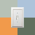 Amerelle 4040DDW Savannah Wallplate, 1 Duplex, Wood, Distressed White, 1-Pack - color: Distressed White, size: 1 Duplex