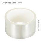 uxcell Clear Heat Tape, 1 Roll 50mmx33m 108ft High Temperature Heat Resistant Tape for Sublimation,Heat Vinyl Press,Heat Transfer, Circuit Board, No Residue - color: Clear, size: 50mmx33m