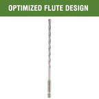 3/16" x 6" Masonry Drill Bits 3/16 inch Concrete Hammer Drill Bits Carbide Tipped, for Cement, Brick, Stone, 2 Pack, Hex Shank - size: 3/16" - 2 Pack