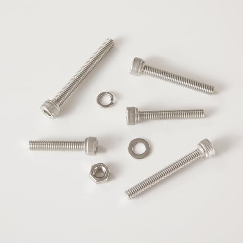 M4 Hex Socket Head Cap Screws Bolts Washers Nuts Assortment Kit - size: Socket M4x30/35/40/45/50 mm