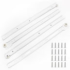 Litoexpe 1 Pair 16" Drawer Slides with Screws - size: 16 Inch