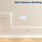 Sosation 6 Pack Ceiling Cover Plate Wall Hole Cover, White, 14 Inch - color: White, size: 14 Inch