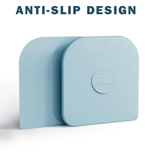 Pan Scraper, 5 Pcs Pot & Dish Scraper Plastic, Sturdy Scraper Kitchen Tool, Aqua - color: Aqua, size: 5 Pcs