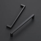 Ravinte Matte Black Square & Solid Cabinet Handles,6-1/4 Inch,15 Pack - size: 6-1/4 Inch Hole Center