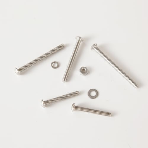 M4 Button Head Socket Cap Screws Bolts Washers Nuts Assortment Kit - size: Button M4x30/35/40/45/50 mm
