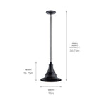 Open Box - Kichler 59058BKT - Pendants Outdoor Lighting