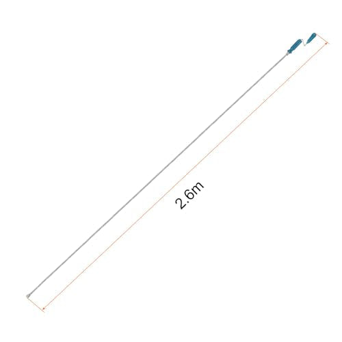 HARFINGTON Drain Augers 8.5 Ft Stainless Steel Flexible Plumbing Auger Hair Drain Cleaner Tool Toilet Auger Clog Remover Tool for Kitchen Bathroom Shower Sink Toilet Bathtub, Blue - color: Blue, size: 2.6m