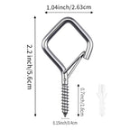 88 Pcs 304 Stainless Steel Ceiling Hooks for Plants & Lights - size: 88PCS