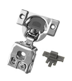Berta (10 pcs) 1" Overlay Cabinet Door Hinges, 90 Degree Restricted Opening Angle Soft Closing Face Frame Hinges, 6-Ways 3-Cam Adjustment, Concealed Kitchen Cabinet Door Hinges with Screws - size: 1" Overlay