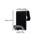 20 Pcs Photo Frames Hanger Hooks, S-Shaped Picture Hanging Clips, Black