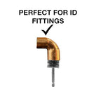 WICKED Professional ID Copper Tube Pipe Cleaner Replacement Brushes (1/2” & 3/4’’ & 1” (Multi-Pack)) - style: 1/2” & 3/4’’ & 1” (Multi-Pack)