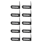 Professional Tile Leveling Spacer Kit, 90 Degree Angle, ABS Material, Black, 25 Pieces, for Floor and Wall Installation