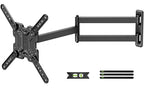 USX MOUNT Long Arm TV Wall Mount for Most 32-65 Inch TVs, 29 Inch Long Extension TV Mount Swivel and Tilt, Full Motion Corner Wall Mount Tv Bracket Fit Max VESA 400 x 400mm, Up to 80 lbs - size: 32-65 Inch