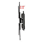 VideoSecu ML531BE2 TV Wall Mount kit with Free Magnetic Stud Finder and HDMI Cable for Most 26-55 TV and New LED UHD TV up to 60 inch 400x400 Full Motion with 20 inch Articulating Arm WT8 (Pack of 2) - size: 25"-55" (Pack of 2)