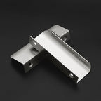 Ravinte Silver Finger Edge Pulls Drawer Edge Pulls 102mm/4 inch 6 Pack - size: 3" Hole Center,4" Overall Length