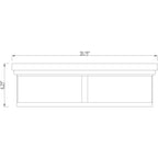 Open Box - Z-Lite 493F4-OBR - Ceiling Fixtures Indoor Lighting