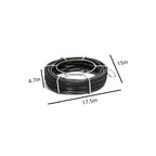 drainage cleaning cable, sewer drainage snake, pipe tool, hollow cable, drainage spiral cable, segmented quick operation (100Feet x 5/8 Inch)