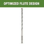 7/32" x 6" Masonry Drill Bits 7/32 inch Concrete Hammer Drill Bits Carbide Tipped, for Cement, Brick, Stone, 2 Pack, Hex Shank - size: 7/32" - 2 Pack