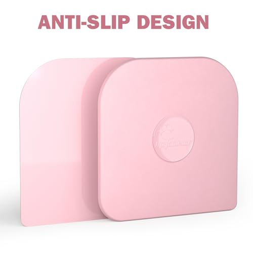 Pan Scraper, 5 Pcs Pot & Dish Scraper Plastic, Sturdy Scraper Kitchen Tool - color: Pink, size: 5 Pcs