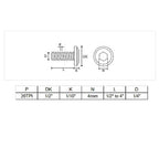 cSeao 10pcs 1/4"-20 x 3-1/2" Flat Head Allen Head Joint Conecting Bolts Socket Cap Screws for Furniture Table 304 Stainless Steel - size: 1/4"-20 x 3-1/2" 10pcs