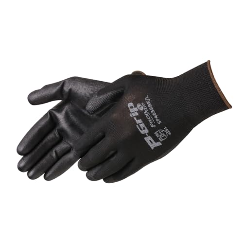 Liberty P-Grip Ultra-Thin Polyurethane Palm Coated Seamless Glove - size: Medium (Pack of 12)