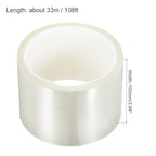 uxcell Clear Heat Tape, 1 Roll 100mmx33m 108ft High Temperature Heat Resistant Tape for Sublimation,Heat Vinyl Press,Heat Transfer, Circuit Board, No Residue - color: Clear, size: 100mmx33m