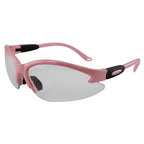 Global Vision Safety Shop Glasses - color: Medium Pink Frame/Clear Lens
