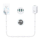 TROND Electrical Outlet Extender 360° Rotating Plug with 20W USB C, 6ft - size: 6 FT 360° Rotating Plug