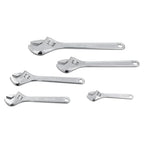 JEUIHAU 6 8 10 12 15 In Adjustable Wrench Set, SAE and Metric Scale