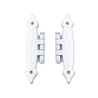 T Tulead White H-Shape Hinges Flush Mount Hinge 4PCS - color: White-4PCS