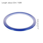 uxcell Blue Heat Tape, 1 Roll 3mmx33m 108ft High Temperature Heat Resistant Tape for Sublimation,Heat Vinyl Press,Heat Transfer, Circuit Board, No Residue - color: Blue, size: 3mmx33m