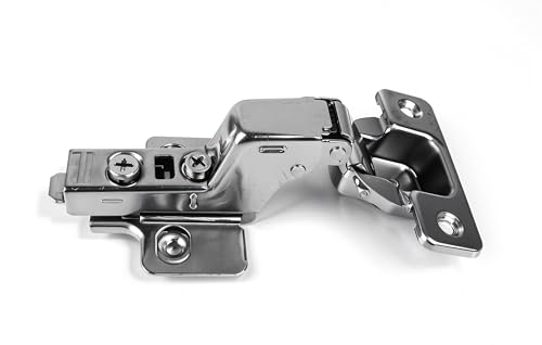 Berta 40-Pack Inset Frameless Soft Close Hinges – 110° 3D Adjustable, Clip-On Concealed European Hinges with Screws for Kitchen, Bathroom, Closet Cabinets – Ideal for Modern Cabinets - size: 40 Pieces