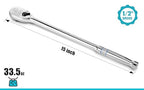 DURATECH Extra Long Handle 1/2-Inch Drive Ratchet, 90-Tooth Ratchet Wrench - size: 1/2" with 15" handle