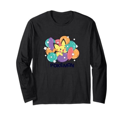 Pokémon - Pichu Balloon Cluster Long Sleeve T-Shirt