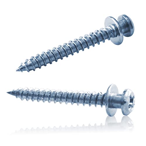 50Pc Drywall Bear Claw Screws for D-Rings/Wire/Keyholes Hang Picture - size: Blue Zinc
