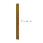 6PCS Solid Half Moon 1 in 1 Wrench Countertop Connector 8x80mm Desktop Fastener Bolt Nut Connector Matching Fixed Countertop Furniture Woodworking Headboard Connection Kit - size: 8X80mm