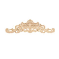 1Pc Wood Carved Appliques Long Wooden Carving Onlays Furniture Decals - color: 1-pack, size: 15.75 x 4.33 inches