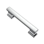 Alzassbg Polished Chrome Cabinet Pulls and Handles 10 Pack, AL3061CP - color: Polished Chrome, size: 3-3/4" Hole Center