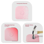 Pan Scraper, 5 Pcs Pot & Dish Scraper Plastic, Sturdy Scraper Kitchen Tool - color: Pink, size: 5 Pcs