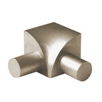 3/8 in. Aluminum Bullnose Inside Corner