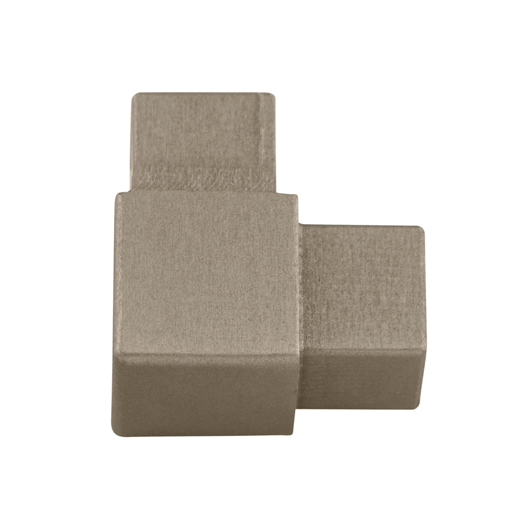 3/8 in. Aluminum Bullnose Square Dual Purpose Corner